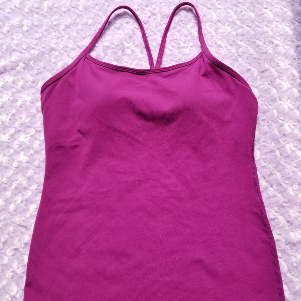 Lululemon Power Y Tank Top 10 Racerback Purple
